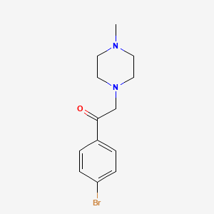 molecular formula C13H17BrN2O B1270900 1-(4-Bromophenyl)-2-(4-methylpiperazin-1-yl)ethanone CAS No. 845289-18-1