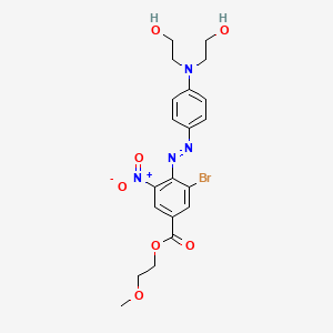 2-Methoxyethyl 4-((4-(bis(2-hydroxyethyl)amino)phenyl)azo)-3-bromo-5-nitrobenzoate