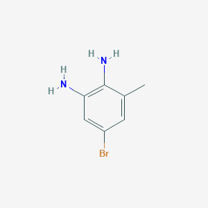 molecular formula C7H9BrN2 B1270904 5-Bromo-3-methylbenzene-1,2-diamine CAS No. 76153-06-5