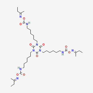 1,3,5-Tris(6-(((((1-methylpropylidene)amino)oxy)carbonyl)amino)hexyl)-1,3,5-triazine-2,4,6(1H,3H,5H)-trione