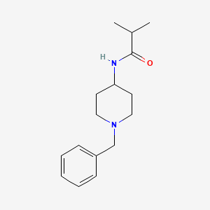 molecular formula C16H24N2O B1270931 N-(1-苄基哌啶-4-基)-2-甲基丙酰胺 CAS No. 312924-69-9