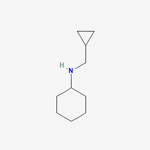 molecular formula C10H19N B1270933 N-(环丙基甲基)环己胺 CAS No. 99175-40-3