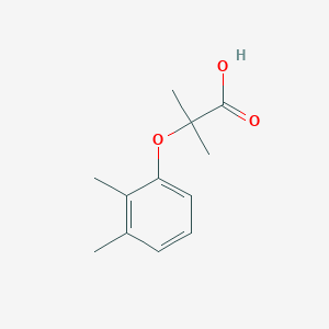 molecular formula C12H16O3 B1270937 2-(2,3-二甲基苯氧基)-2-甲基丙酸 CAS No. 667440-80-4