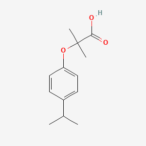 molecular formula C13H18O3 B1270938 2-(4-Isopropylphenoxy)-2-methylpropanoic acid CAS No. 669747-64-2