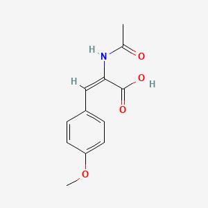 molecular formula C12H13NO4 B1270961 2-(Acetylamino)-3-(4-methoxyphenyl)acrylic acid 