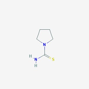 molecular formula C5H10N2S B1270968 吡咯烷-1-硫代氨基甲酰胺 CAS No. 40398-36-5
