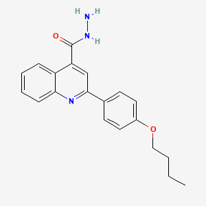 2-(4-Butoxyphenyl)quinoline-4-carbohydrazide