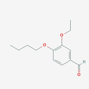 molecular formula C13H18O3 B1270981 4-Butoxy-3-ethoxybenzaldehyde CAS No. 93567-90-9