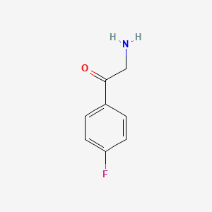 molecular formula C8H8FNO B1270984 2-氨基-1-(4-氟苯基)乙酮 CAS No. 369-43-7