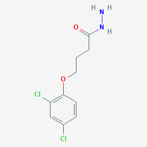 molecular formula C10H12Cl2N2O2 B1271010 4-(2,4-Dichlorophenoxy)butanohydrazide CAS No. 131426-24-9