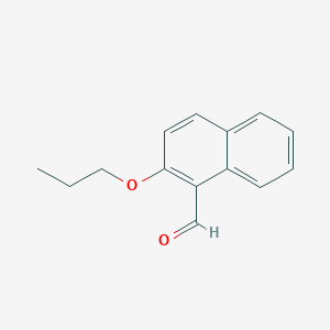 molecular formula C14H14O2 B1271017 2-丙氧基-1-萘甲醛 CAS No. 885-26-7