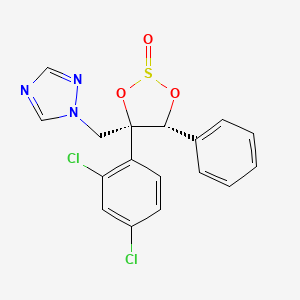 1H-1,2,4-triazole, 1-((rel-(4S,5R)-4-(2,4-dichlorophenyl)-2-oxido-5-phenyl-1,3,2-dioxathiolan-4-yl)methyl)-