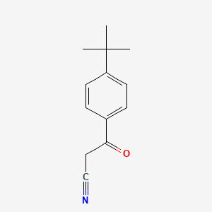 molecular formula C13H15NO B1271025 3-(4-叔丁基苯基)-3-氧代丙烯腈 CAS No. 39528-62-6