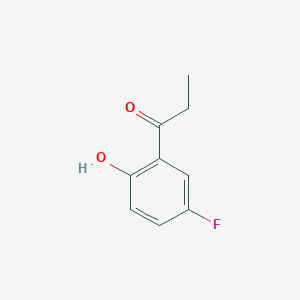 molecular formula C9H9FO2 B1271028 1-(5-Fluoro-2-hydroxyphenyl)propan-1-one CAS No. 443-09-4