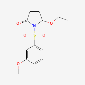 5-Ethoxy-1-((3-methoxyphenyl)sulfonyl)-2-pyrrolidinone