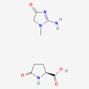 molecular formula C9H14N4O4 B12710368 Einecs 264-463-2 CAS No. 63791-44-6