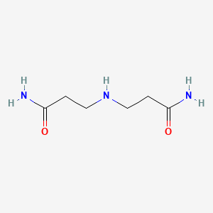 molecular formula C6H13N3O2 B12710412 3,3'-Iminobispropanamide CAS No. 44994-32-3