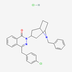 1(2H)-Phthalazinone, 4-((4-chlorophenyl)methyl)-2-(8-(phenylmethyl)-8-azabicyclo(3.2.1)oct-3-yl)-, monohydrochloride