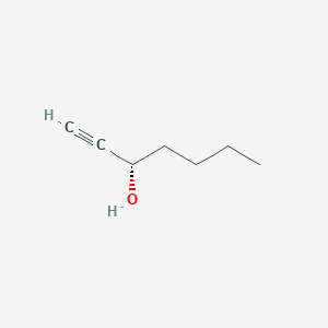 molecular formula C7H12O B12710471 1-Heptyn-3-ol, (3S)- CAS No. 51703-66-3