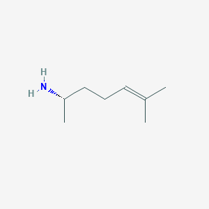 molecular formula C8H17N B12710472 (2S)-6-Methyl-5-hepten-2-amine CAS No. 911848-36-7