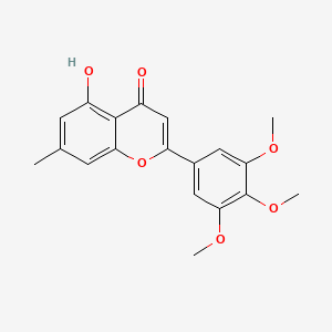 5-Hydroxy-7-methyl-2-(3,4,5-trimethoxyphenyl)-4H-chromen-4-one