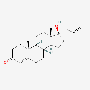 molecular formula C22H32O2 B12710570 17alpha-Allyltestosterone CAS No. 98169-58-5