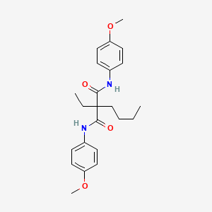 Propanediamide, N,N'-bis(4-methoxyphenyl)-2-butyl-2-ethyl-