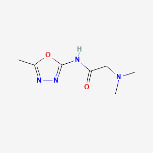 2-(Dimethylamino)-N-(5-methyl-1,3,4-oxadiazol-2-yl)acetamide