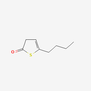 molecular formula C8H12OS B12710621 5-Butyl-2(3H)-thiophenone CAS No. 90198-92-8