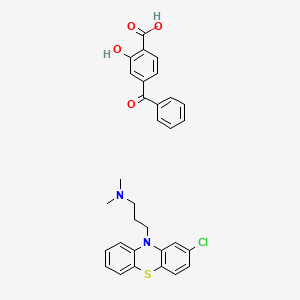 molecular formula C31H29ClN2O4S B12710747 Einecs 275-924-2 CAS No. 71735-13-2