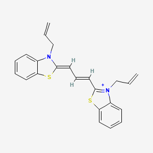 3-Allyl-2-(3-(3-allylbenzothiazol-2(3H)-ylidene)prop-1-enyl)benzothiazolium iodide