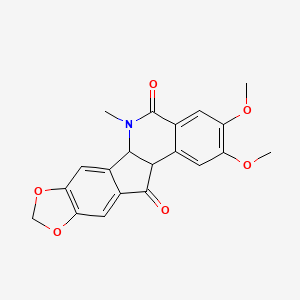 15,16-dimethoxy-20-methyl-5,7-dioxa-20-azapentacyclo[10.8.0.02,10.04,8.013,18]icosa-2,4(8),9,13,15,17-hexaene-11,19-dione