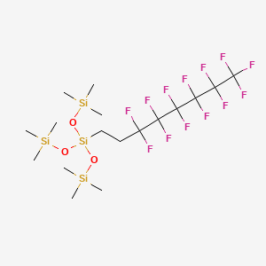 1,1,5,5,5-Hexamethyl-3-(3,3,4,4,5,5,6,6,7,7,8,8,8-tridecafluorooctyl)-3-[(trimethylsilyl)oxy]trisiloxane