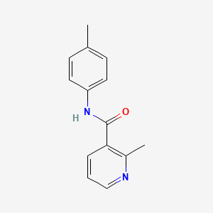 3-Pyridinecarboxamide, 2-methyl-N-(4-methylphenyl)-