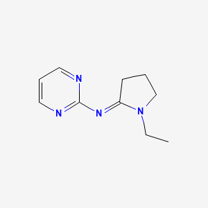 N-(1-Ethyl-2-pyrrolidinylidene)-2-pyrimidinamine