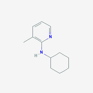 molecular formula C12H18N2 B1271081 N-环己基-3-甲基吡啶-2-胺 CAS No. 88260-24-6