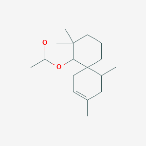 Spiro(5.5)undec-8-en-1-ol, 2,2,9,11-tetramethyl-, acetate