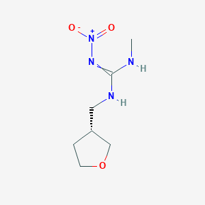 molecular formula C7H14N4O3 B12710909 Dinotefuran, (R)- CAS No. 406466-53-3