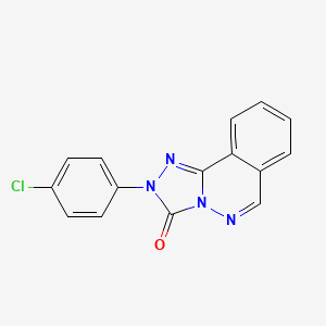 1,2,4-Triazolo(3,4-a)phthalazin-3(2H)-one, 2-(4-chlorophenyl)-