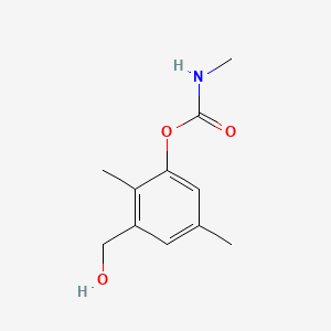 Carbamic acid, methyl-, 3-(hydroxymethyl)-2,5-dimethylphenyl ester