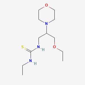 N-(3-Ethoxy-2-(4-morpholinyl)propyl)-N'-ethylthiourea