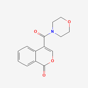 4-((1-Oxo-1H-2-benzopyran-4-yl)carbonyl)morpholine