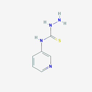 molecular formula C6H8N4S B1271105 N-(Pyridin-3-yl)hydrazinecarbothioamide CAS No. 34955-25-4