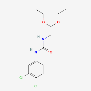 molecular formula C13H18Cl2N2O3 B12711050 1-(3,4-Dichlorophenyl)-3-(2,2-diethoxyethyl)urea CAS No. 102433-15-8