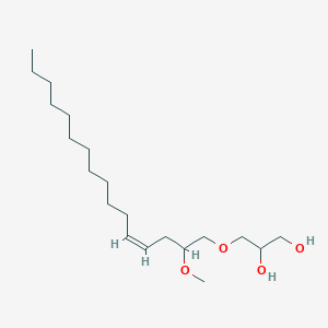 molecular formula C20H40O4 B12711082 1-O-(2-Methoxy-4-hexadecenyl)glycerol CAS No. 16725-33-0