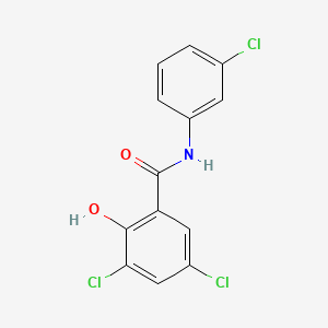 3,5-Dichloro-N-(3-chlorophenyl)-2-hydroxybenzamide