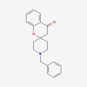 molecular formula C20H21NO2 B1271121 1'-苄基螺[色满-2,4'-哌啶]-4-酮 CAS No. 77264-89-2