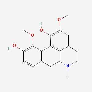 molecular formula C19H21NO4 B12711245 (+-)-Isocorytuberine CAS No. 2273-24-7