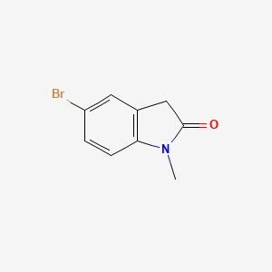 molecular formula C9H8BrNO B1271126 5-Bromo-1-methyl-2-oxoindoline CAS No. 20870-90-0