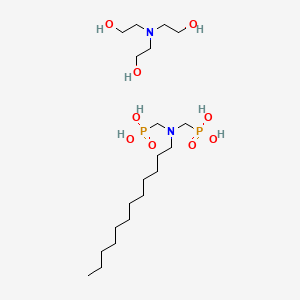 molecular formula C20H48N2O9P2 B12711290 Einecs 285-172-7 CAS No. 85030-47-3